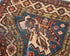 2x3 Blue Kazak Afghan Hand Knotted Wool Area Rug